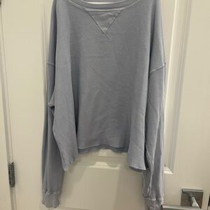 Brandy Melville Gray Oversized Sweatshirt